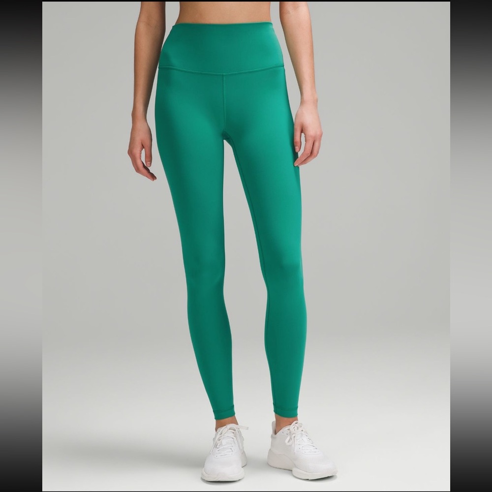Lululemon Athletica Green Leggings Soft Stretchy Fabric